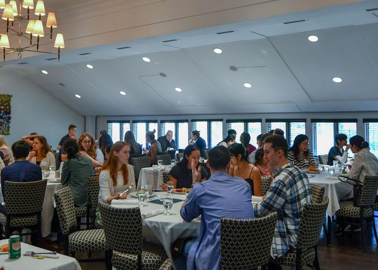 Students and supervisors participate in the event