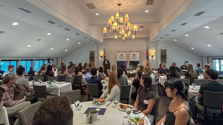 Attendees of the event