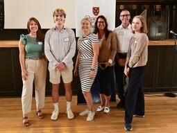 Students and supervisors participate in the event