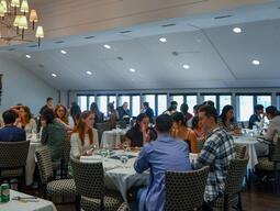 Students and supervisors participate in the event