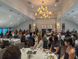 Attendees of the event