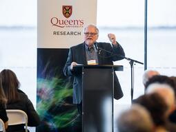 John Smol speaking to the audience