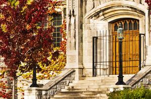 Richardson Hall in Fall