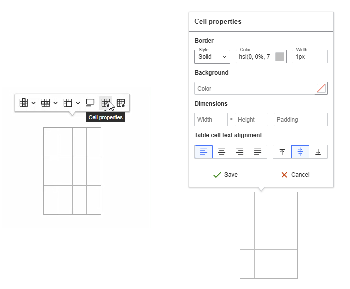 Cell Properties