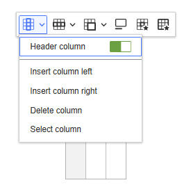 Header Column