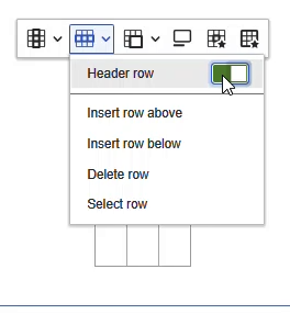 Header Row