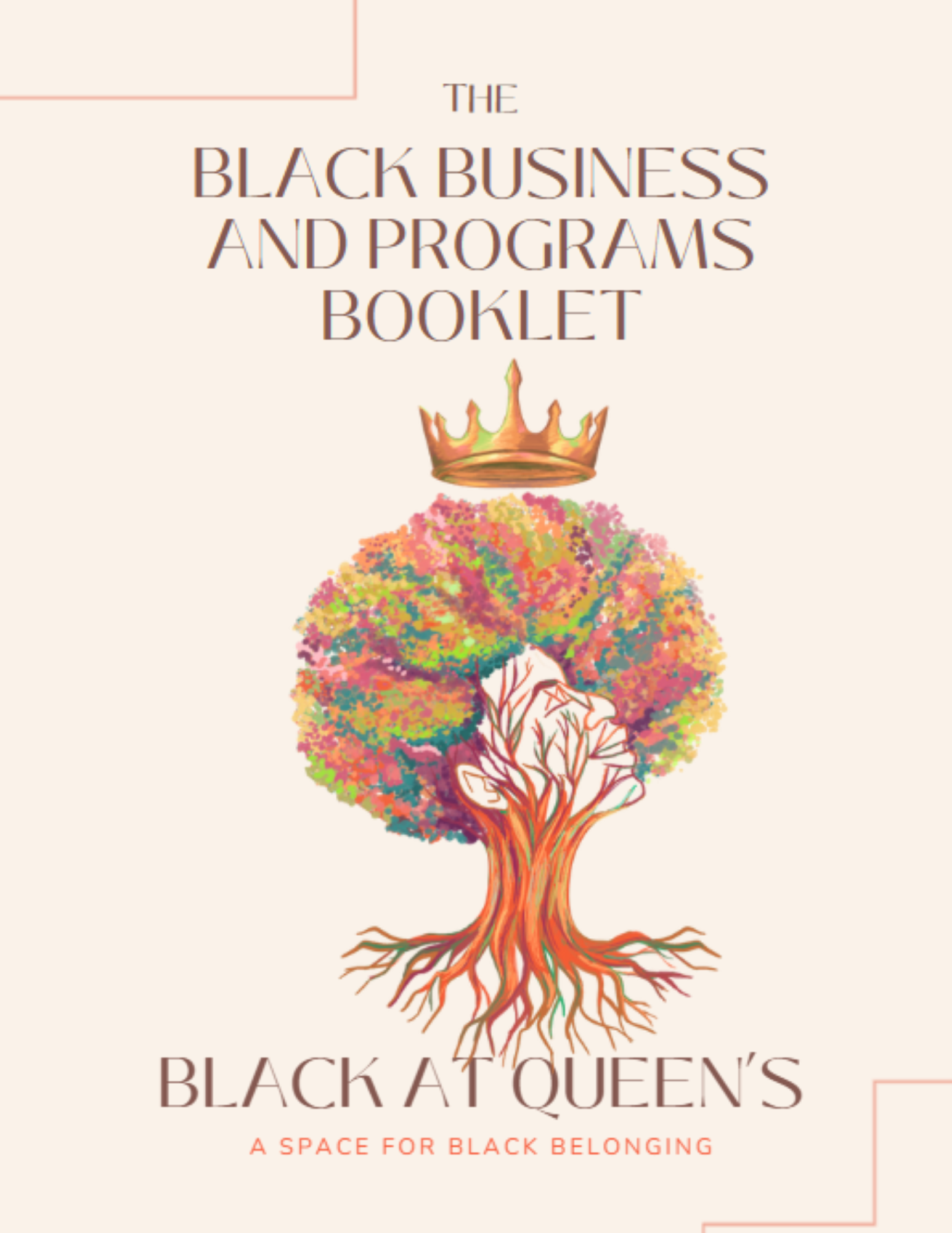 black at queen's booklet