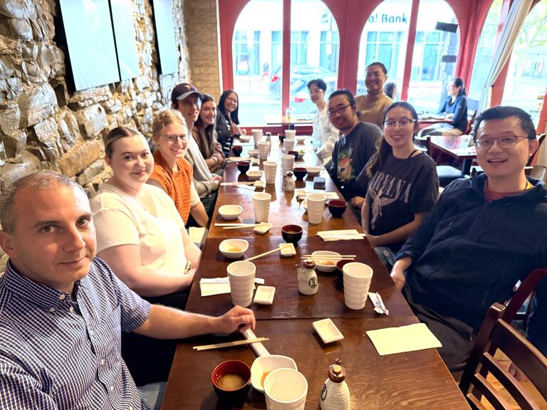 Group Lunch With Visiting Professors 2025 Oct